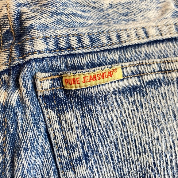 Vintage 80’s mom jeans PURE JEANSWEAR acid wash look size 7 - Picture 4 of 8